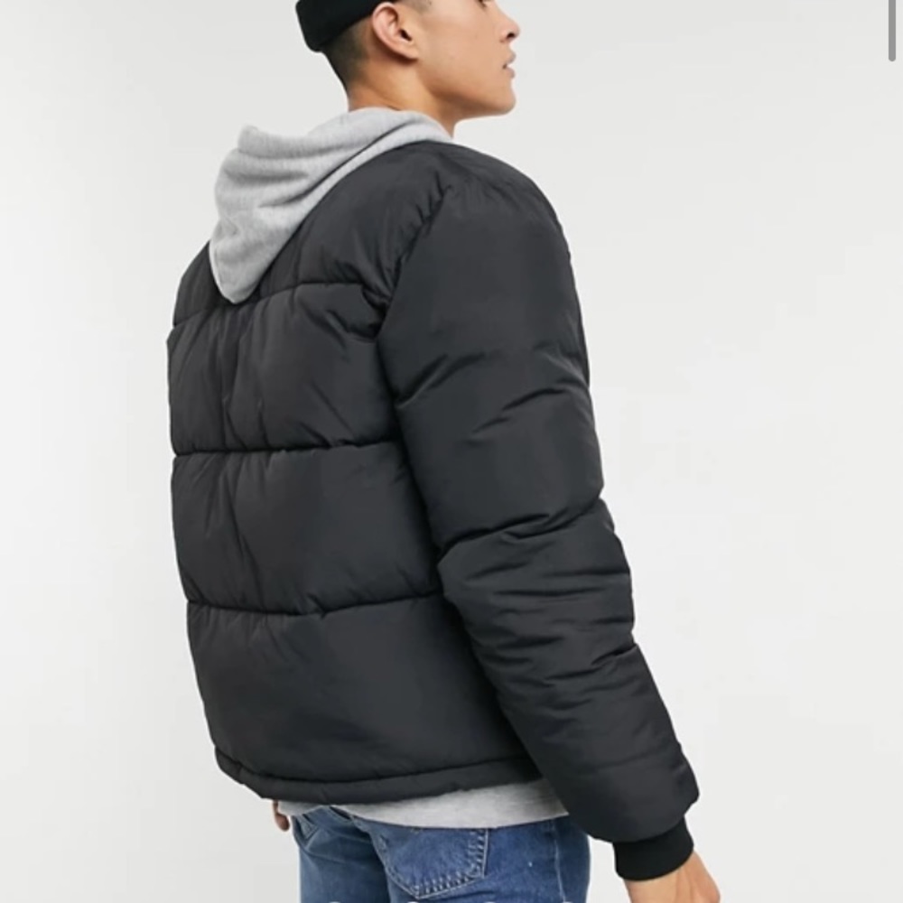 ASOS puffer bomber jacket